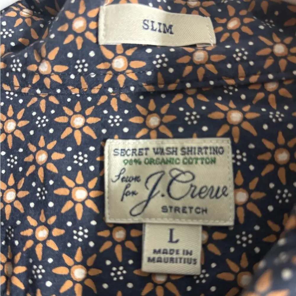 JCrew Slim Oxford Long Sleeve Button Down Shirt
